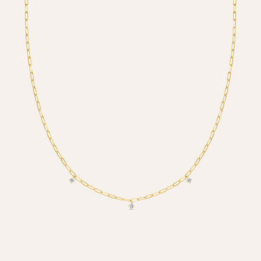 Collana Diamade Glam Oro Giallo Diamante Lab-Grown