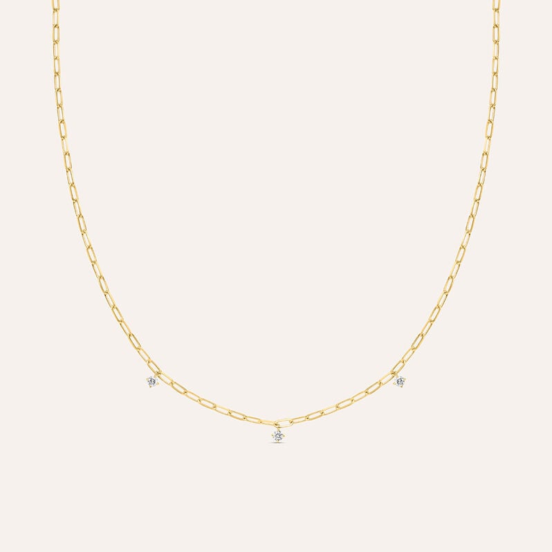 Collana Diamade Glam Oro Giallo Diamante Lab-Grown - Collane Donna | Stroili