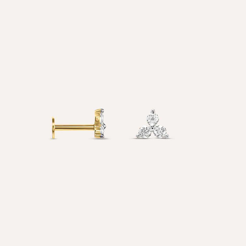 Piercing Orecchio Diamade Glam Oro Giallo Diamante Lab-Grown - Piercing Orecchio Donna | Stroili