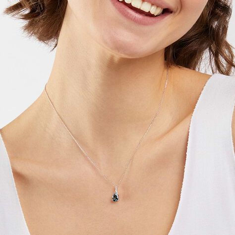 Collana Punto Luce Amélie Oro Bianco Topazio Cubic Zirconia - Collane Punto Luce Donna | Stroili