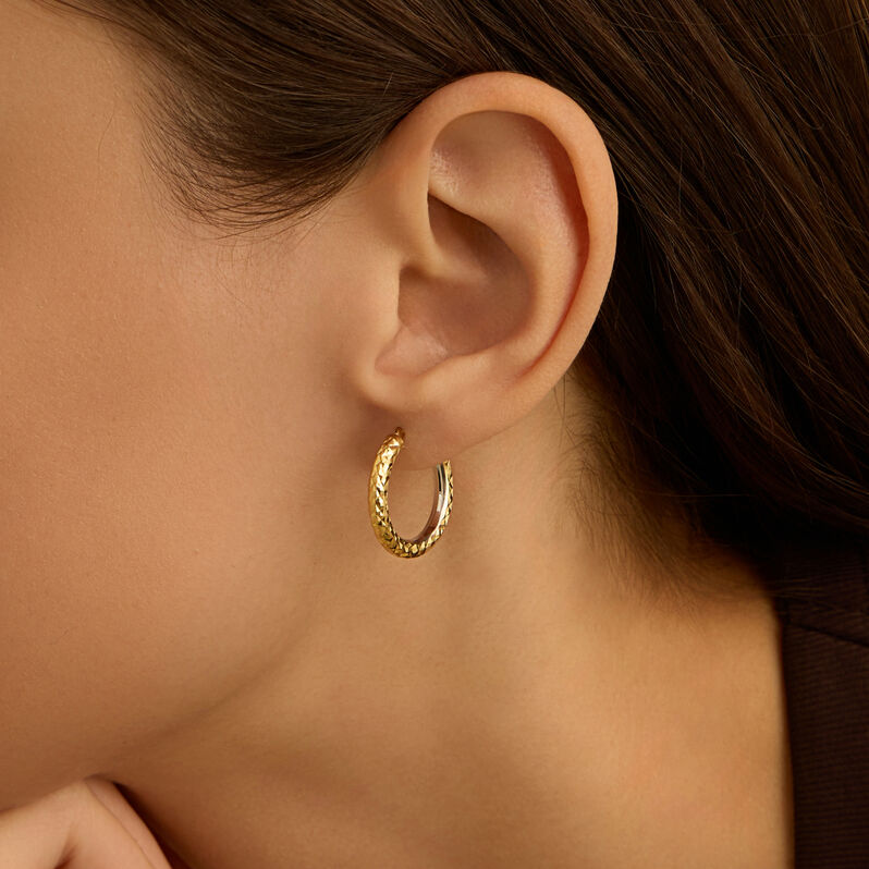 Orecchini A Cerchio Toujours Oro Bicolore - Orecchini a Cerchio Donna | Stroili