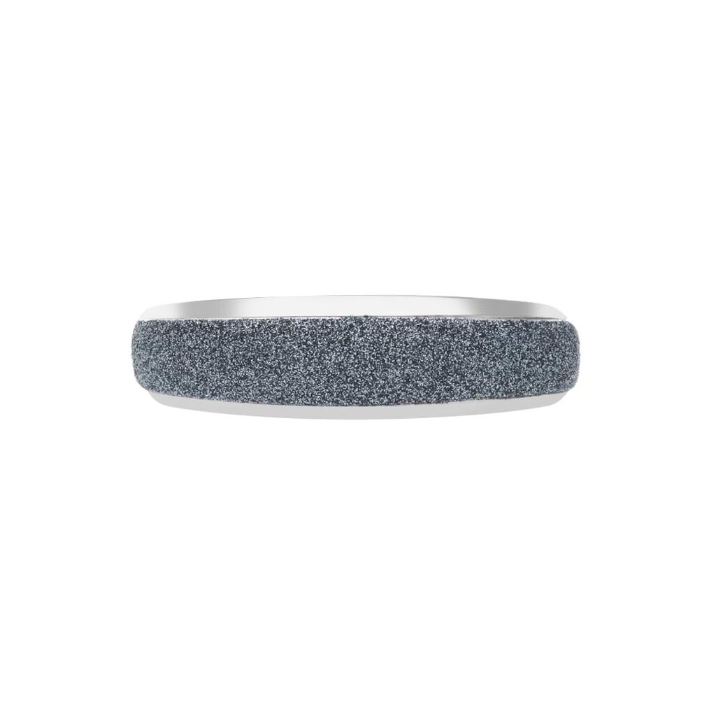 Bangle in ottone rodiato e glitter antracite - Bracciali Donna | Stroili