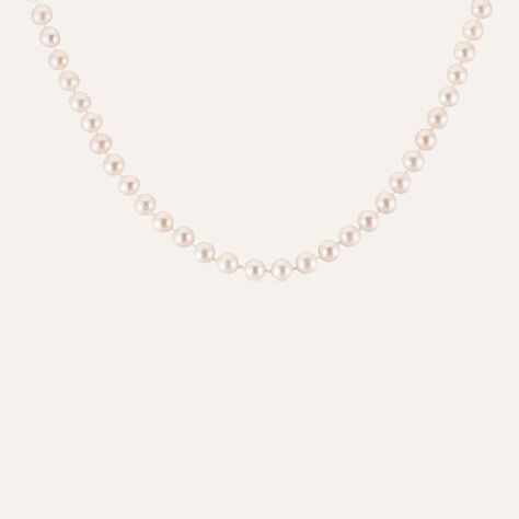 Collana Gabrielle Oro Giallo Perla D'Acqua Dolce - Collane Donna | Stroili