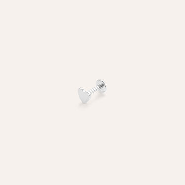 Piercing Orecchio Moonlight Titanio ASTM F136 Bianco