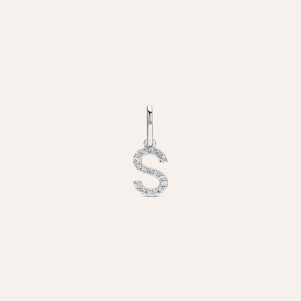 Pendente Sophia Oro Bianco Diamante - Ciondoli Donna | Stroili