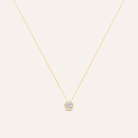 Collana Punto Luce Claire Oro Giallo Cubic Zirconia - Collane Punto Luce Donna | Stroili