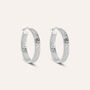 Orecchini A Cerchio Toujours Oro Bianco