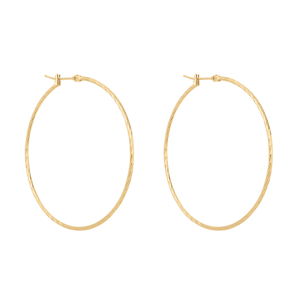 Orecchini A Cerchio Golden Dream Placcato Oro Giallo