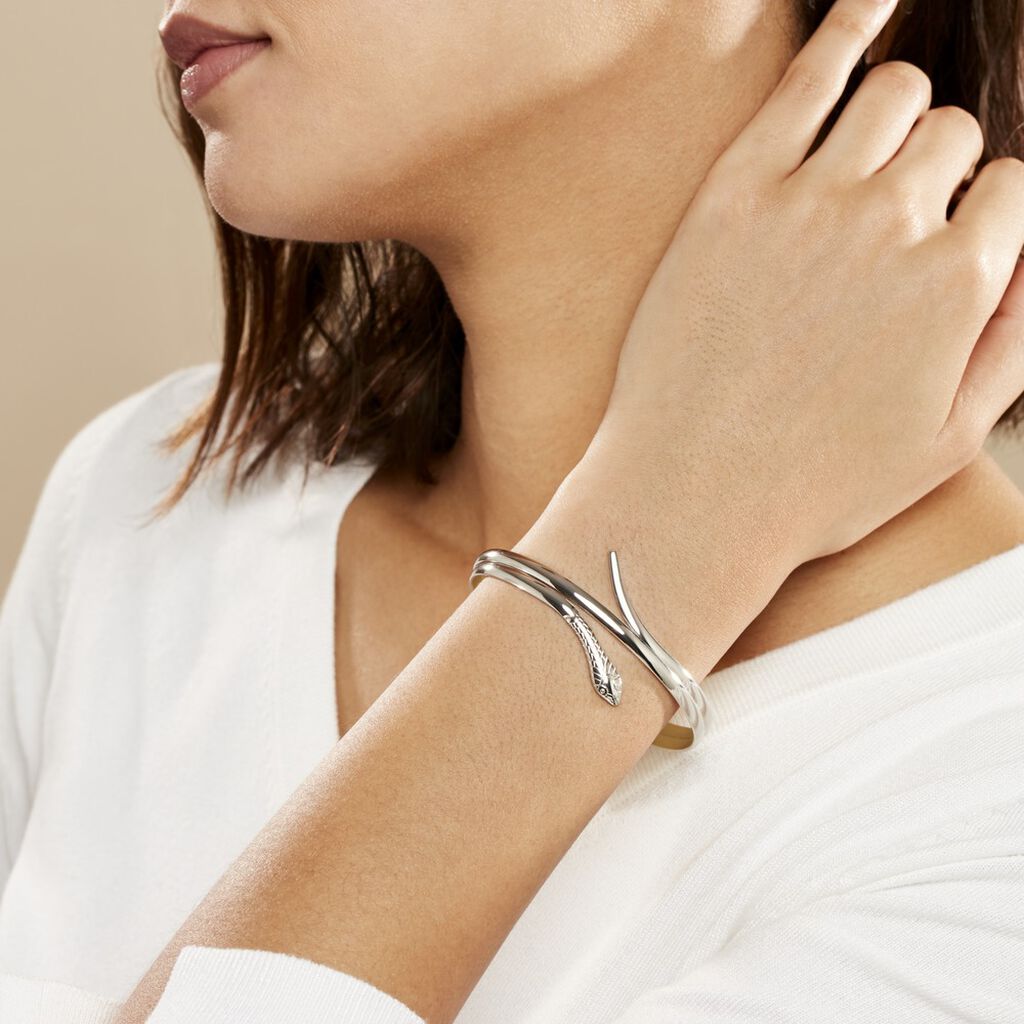 Bangle Silver Collection Argento Rodiato - Bracciali Rigidi Donna | Stroili