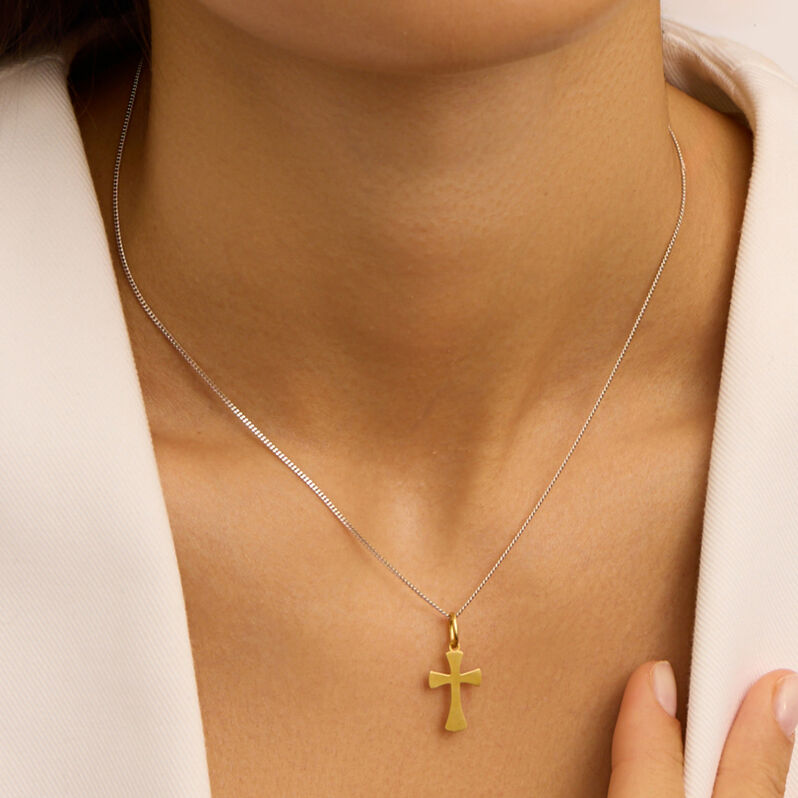 Pendente Holy Oro Giallo - Ciondoli con Incisione Unisex | Stroili