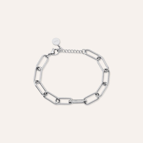 Bracciale Lady Code Acciaio Cristallo - Bracciali Donna | Stroili