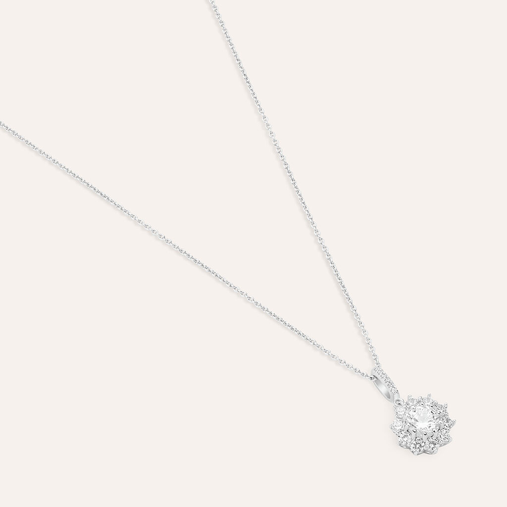 Collana Silver Elegance Argento Rodiato Cubic Zirconia - Collane Donna | Stroili