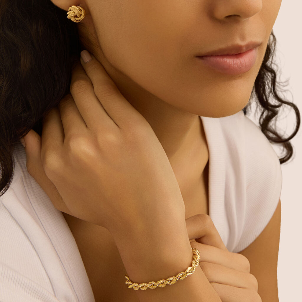 Bracciale Catena Gold Essence Oro Giallo