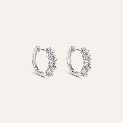 Orecchini A Cerchio Diamotion Oro Giallo Diamante - Orecchini a Cerchio Donna | Stroili