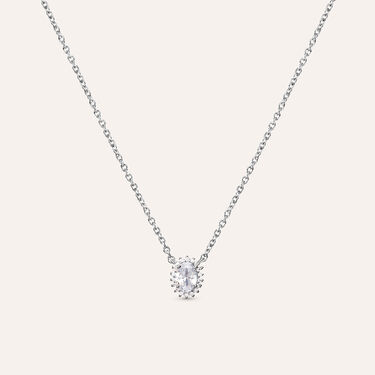 Collana Silver Elegance Argento Rodiato Cubic Zirconia