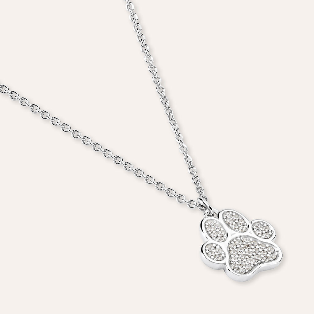 Collana Silver Moments Argento Rodiato Cubic Zirconia