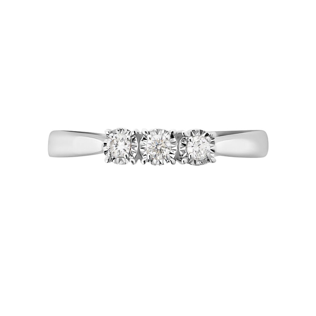 Anello Trilogy Diamotion Oro Bianco Diamante - Anelli con Pietre Donna | Stroili