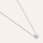 Collana Desideria Argento Nobile Rodiato Cubic Zirconia