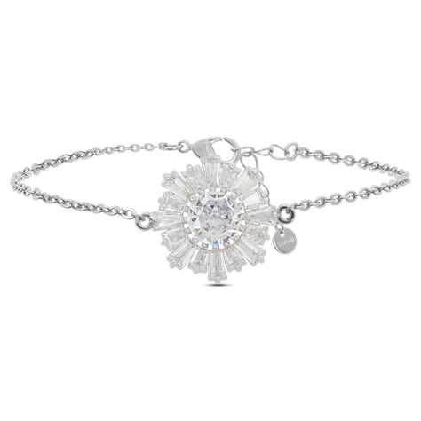 Bracciale Romantic Shine Metallo Rosa Cristallo - Bracciali Donna | Stroili