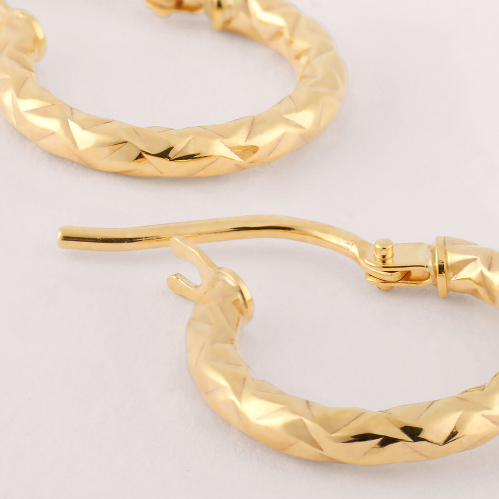 Orecchini A Cerchio Toujours Oro Giallo - Orecchini a Cerchio Donna | Stroili