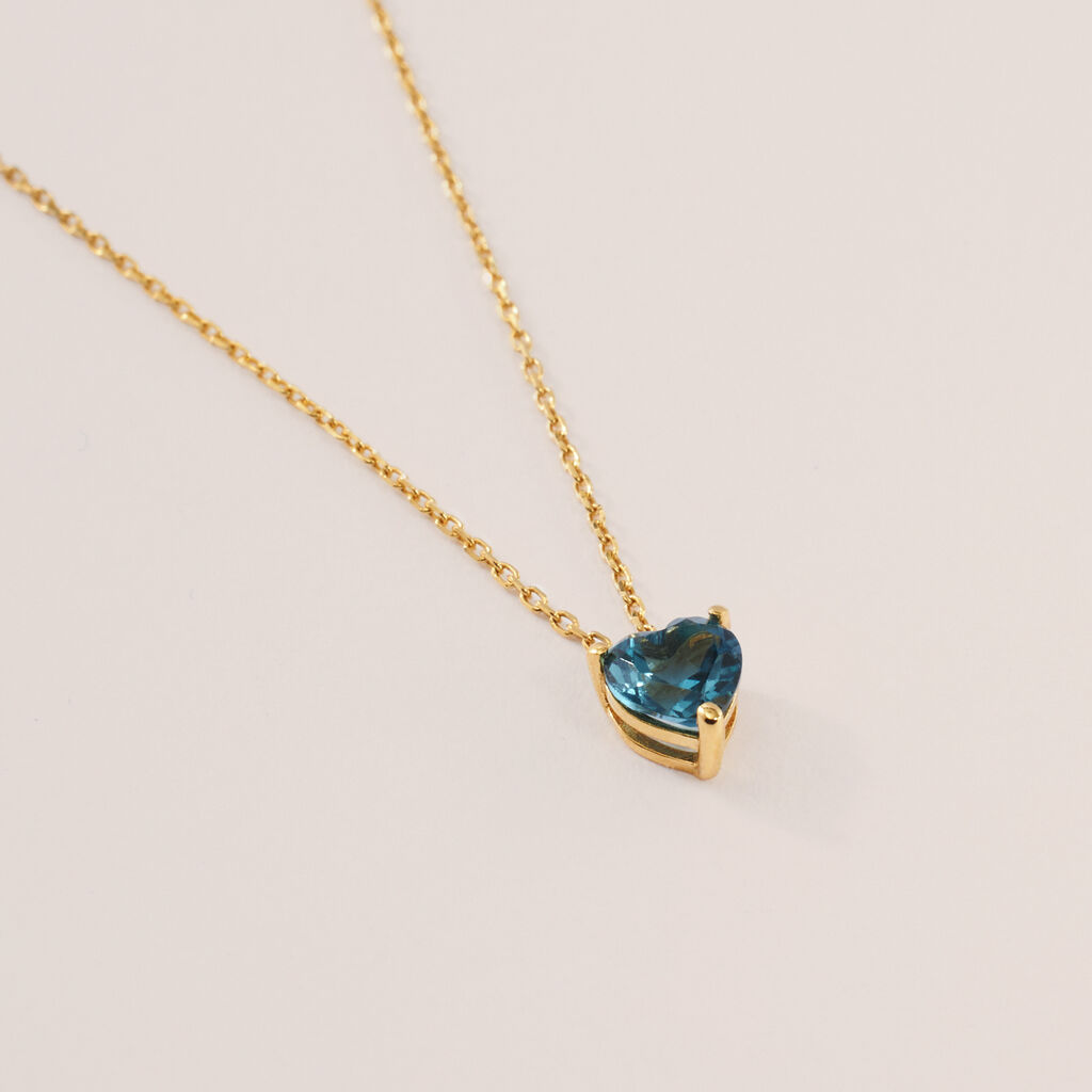 Brumani Collana In Oro Rosa 18kt Con Topazio E Diamanti - Foto 2