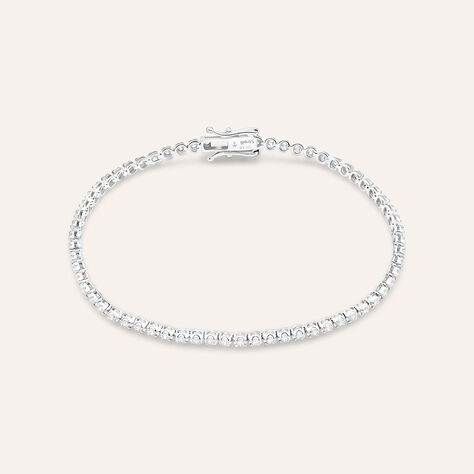 Bracciale Tennis Diamade Oro Bianco Diamante Lab-Grown - Bracciali Tennis Donna | Stroili