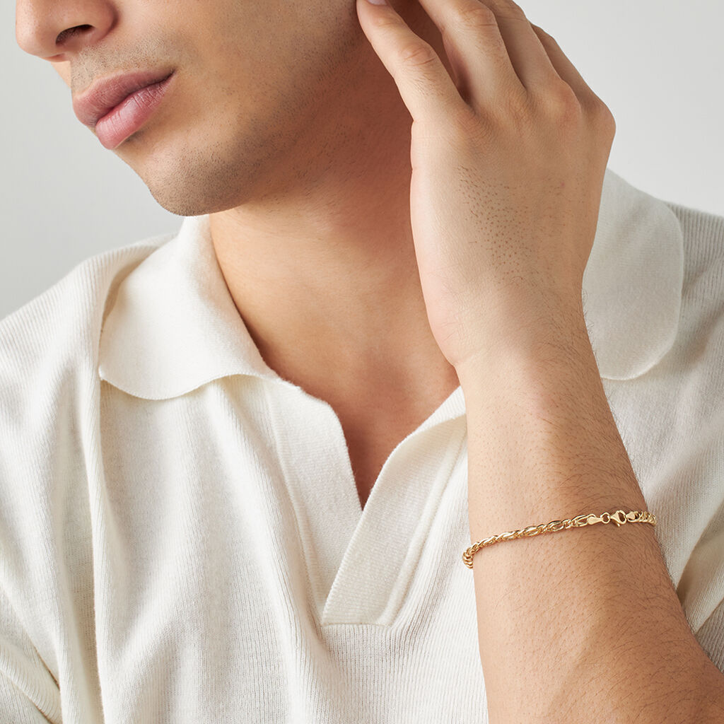 Bracciale Catena L'homme Or Oro Giallo - Bracciali Uomo | Stroili
