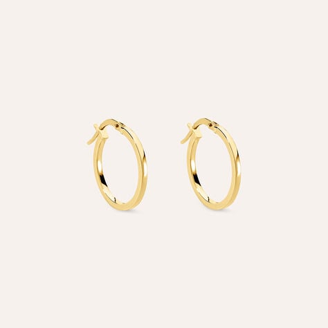 Orecchini A Cerchio Toujours Oro Giallo - Orecchini a Cerchio Donna | Stroili