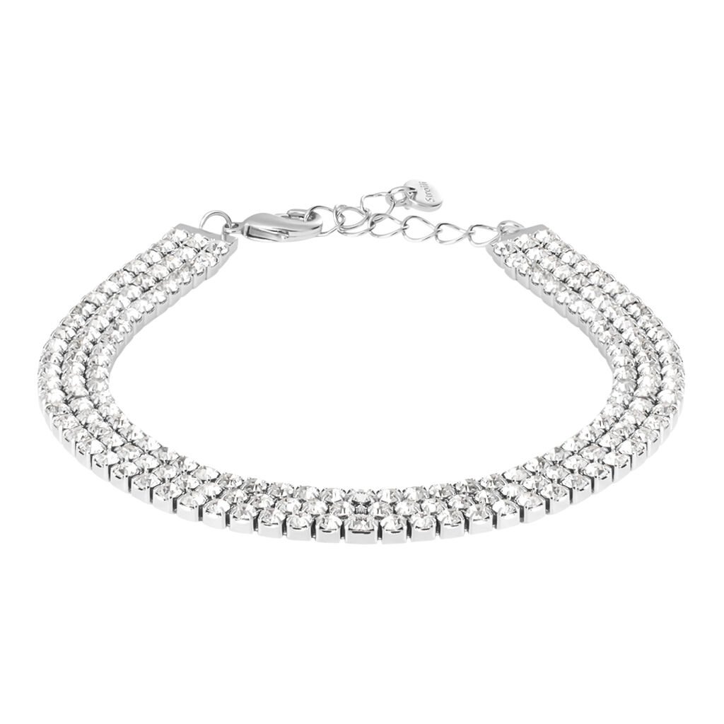 Bracciale Tennis Romantic Shine Metallo Cristallo