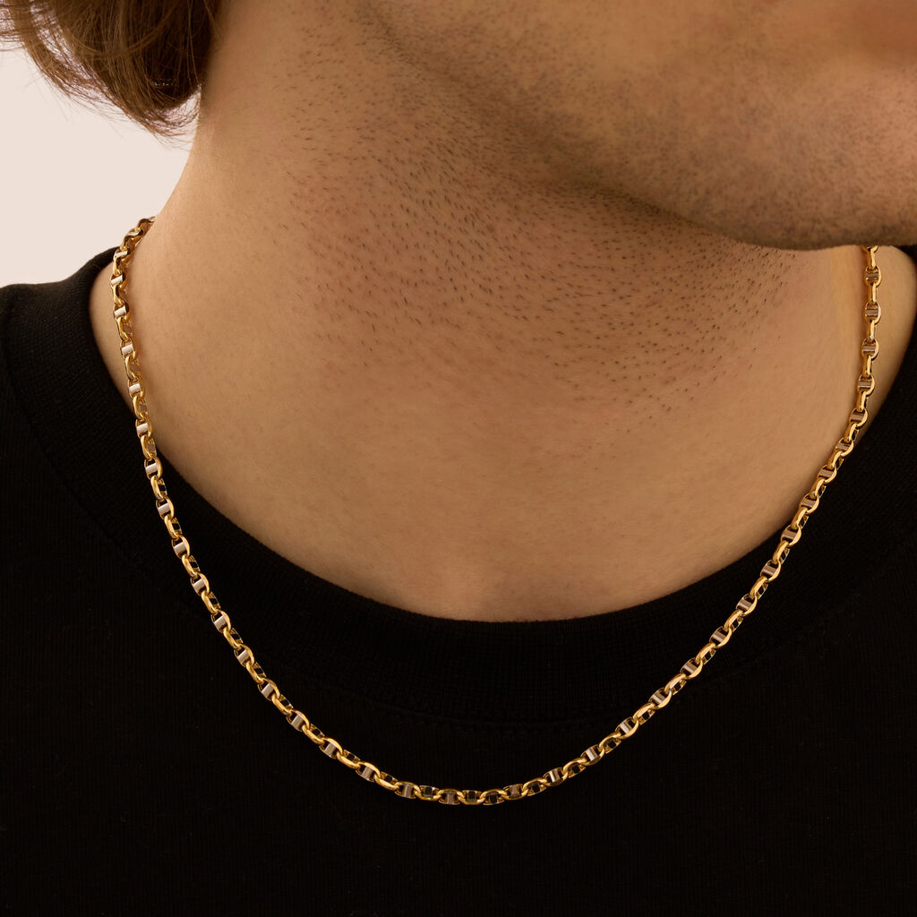 Catena L'homme Or Oro Bicolore