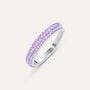 Anello Fascia Lady Phantasya Acciaio Cristallo