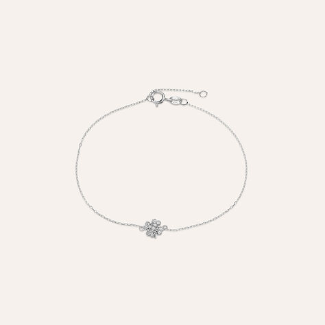 Bracciale Claire Oro Bianco Cubic Zirconia - Bracciali Amicizia Donna | Stroili