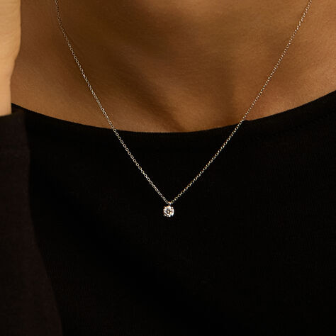 Collana Punto Luce Firmamenti Oro Bianco Diamante - Collane Donna | Stroili
