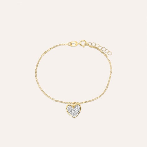 Bracciale Christelle Oro Giallo Cristallo - Bracciali Love Donna | Stroili