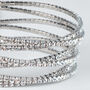 Bangle Romantic Shine Metallo Cristallo