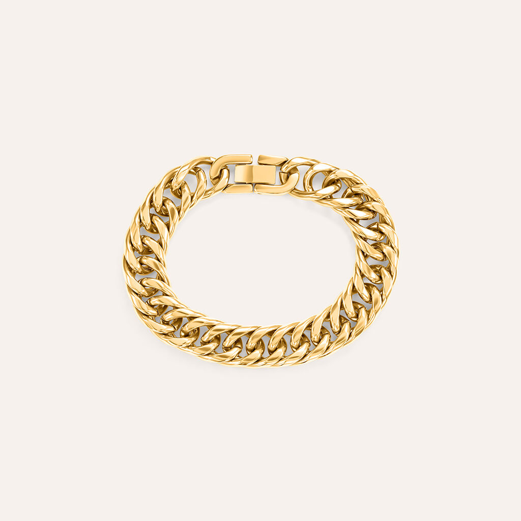 Bracciale Catena Lady Code Acciaio Dorato - Bracciali Donna | Stroili