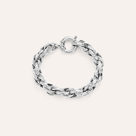 Bracciale Catena Lady Code Acciaio Bianco - Bracciali Donna | Stroili