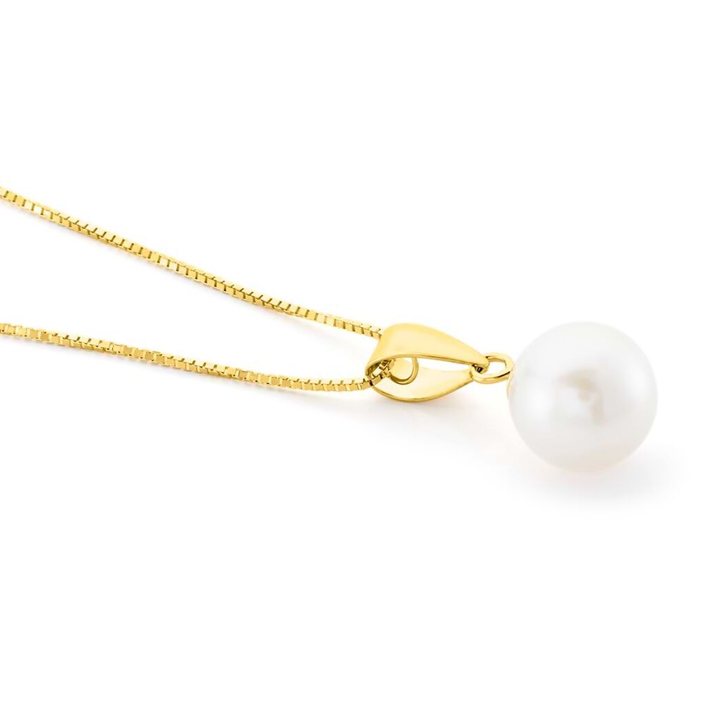Collana Gabrielle Oro Giallo Perla D'Acqua Dolce - Collane Donna | Stroili