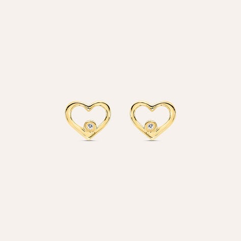 Orecchini Lobo Sophia Oro Giallo Diamante - Orecchini a Lobo Donna | Stroili