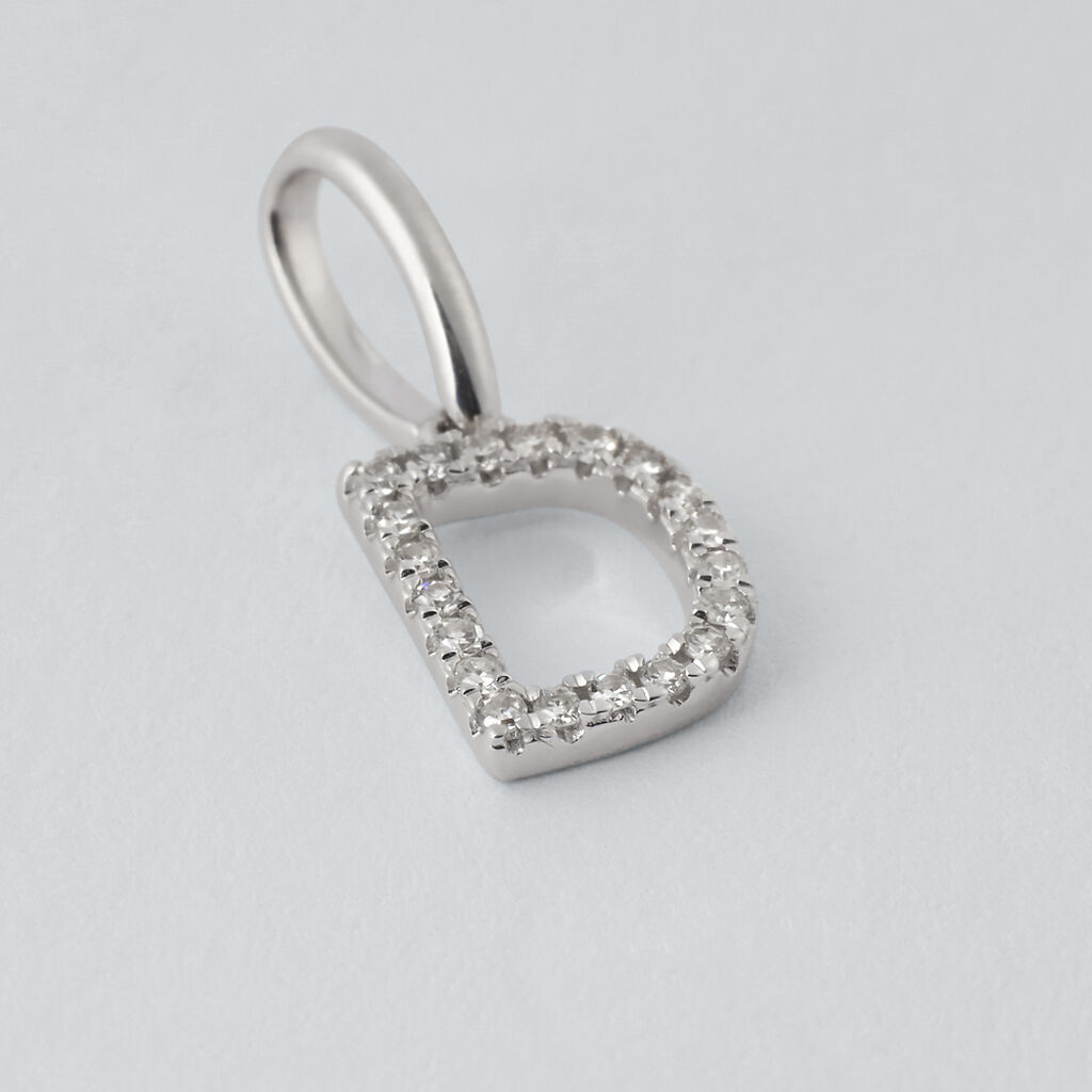 Pendente Sophia Oro Bianco Diamante - Ciondoli Donna | Stroili