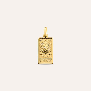 Pendente Tarocchi Carta Della Forza Love Beats Argento Dorato