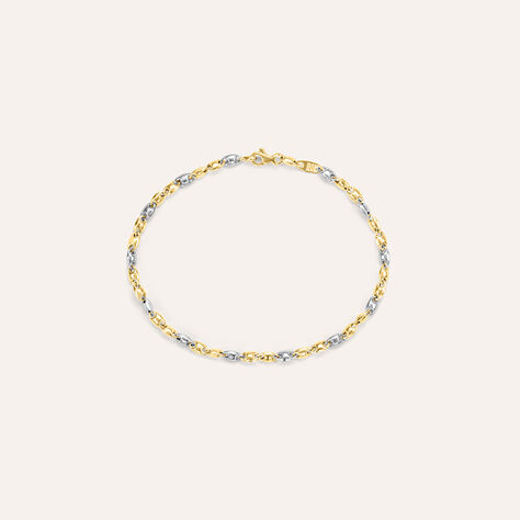 Bracciale Catena Oro Uomo Oro Bicolore - Bracciali Uomo | Stroili