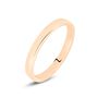 Fede Comoda Leggera Squadrata 3 mm Oro Rosa