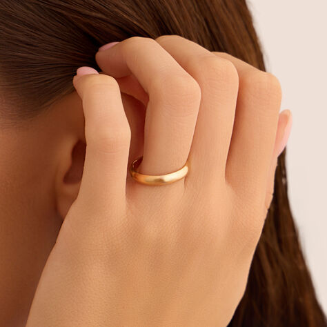 Fede Classica 3.4 mm Oro Giallo - Anelli con Incisione Unisex | Stroili