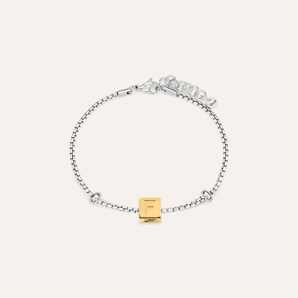 Bead Essential Code Acciaio Dorato