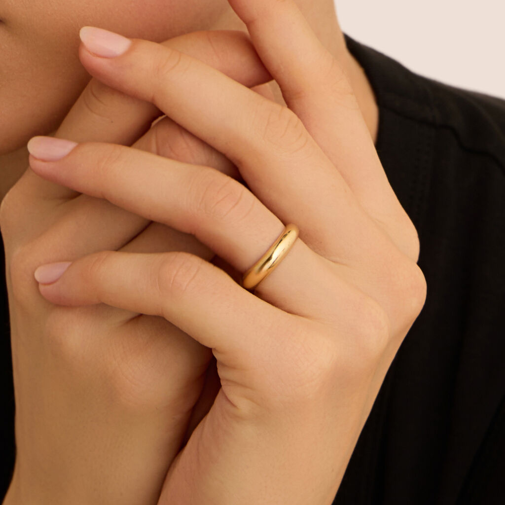 Fede Classica Leggera 4 mm Oro Giallo