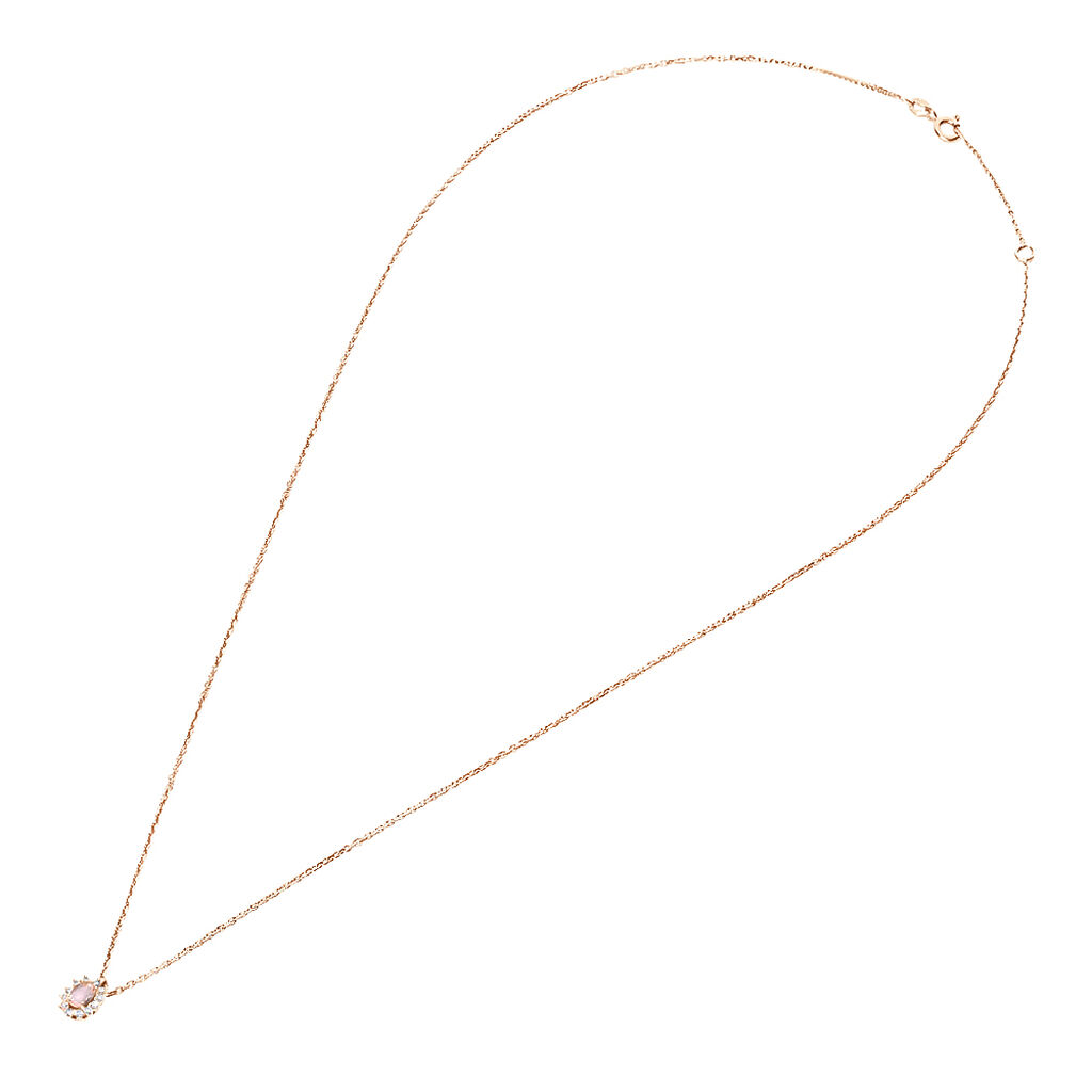 Collana Jasmine Oro Rosa Morganite Diamante - Collane Donna | Stroili