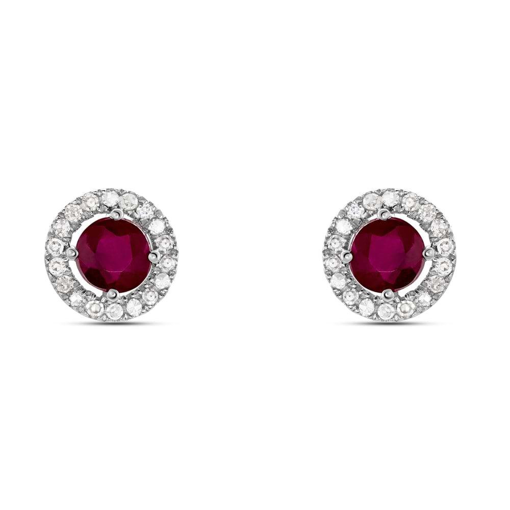 Orecchini con hotsell rubino rosso