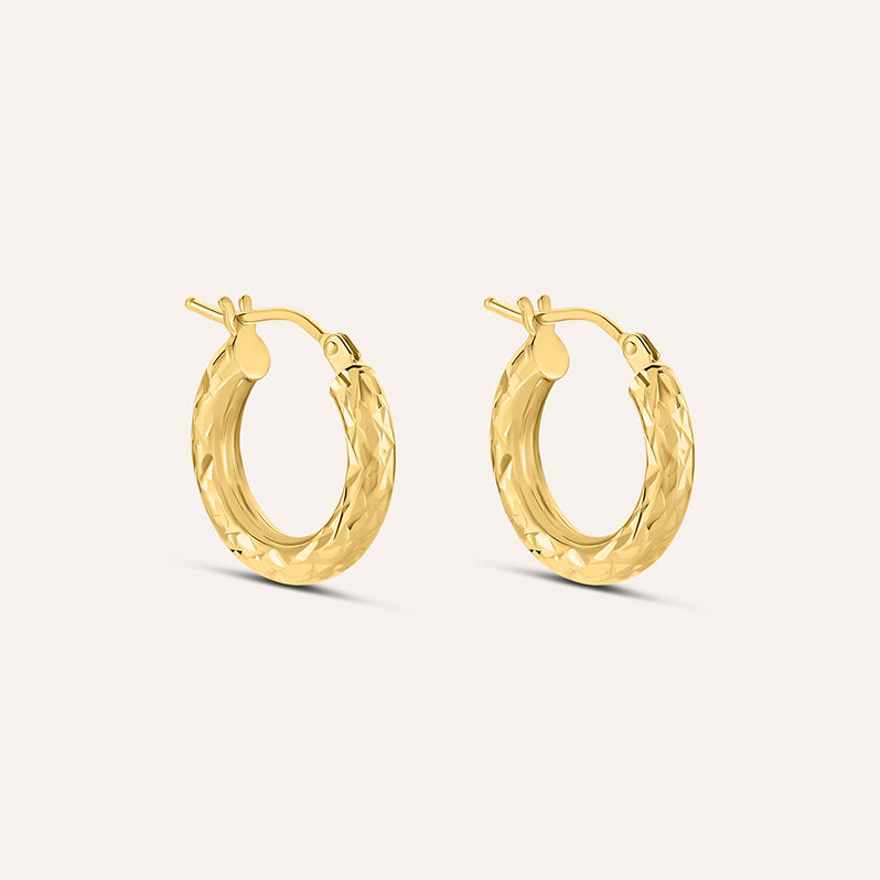 Orecchini A Cerchio Toujours Oro Bicolore - Orecchini a Cerchio Donna | Stroili