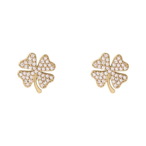 Orecchini Lobo Golden Dream Placcato Oro Giallo Cubic Zirconia - Orecchini a Lobo Donna | Stroili